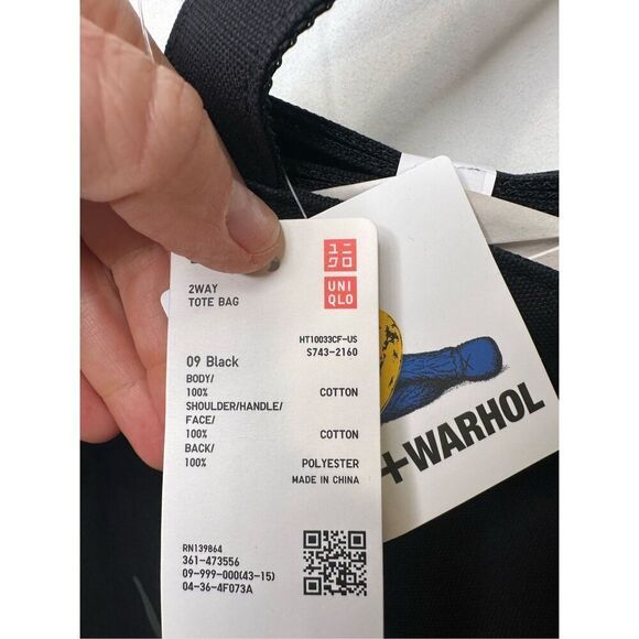 KAWS + WARHOL x UNIQLO tote/crossbody bag, NWT - Picture 5 of 7